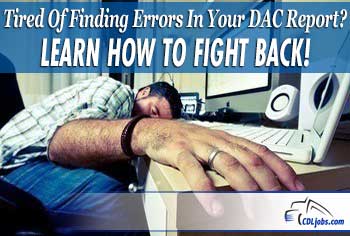 how to clear your DAC report